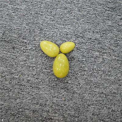 케겔 치유 자연 황색 올리빈 쿼츠 자이드 스톤 요니 계란 질 운동 사랑 주제와 뜨거운 제품