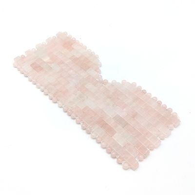 21*9cm 천연 로즈 쿼츠 마사지 구슬 눈 미용 마스크 얼굴 치유 자이드 마스크 전 세계 배송