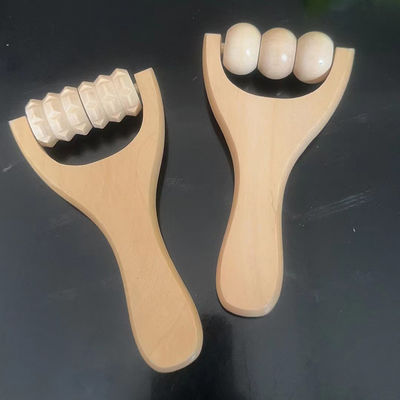 목재 얼굴 롤러 얼굴 풀 나무 나무 마사저 트렌딩 제품 뷰티 도구 여자 얼굴 피부 마사지