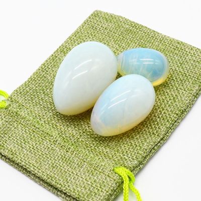 오팔라이트 요니 달걀 골반 케겔 운동 자이드 달걀 질 근육 강화 및 크리스탈 볼 마사지