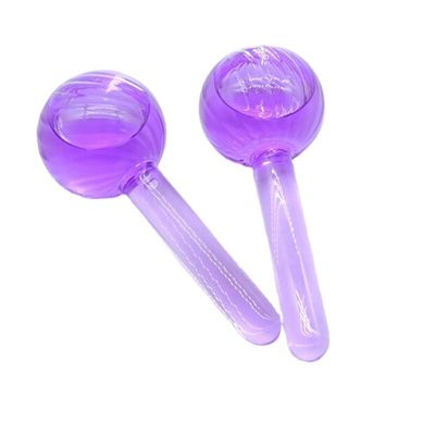 푸른 얼굴 롤러 얼굴 롤러를 위한 차가운 피부 마사저 녹색 얼음 덩어리 냉각 및 강화 마사지 장치