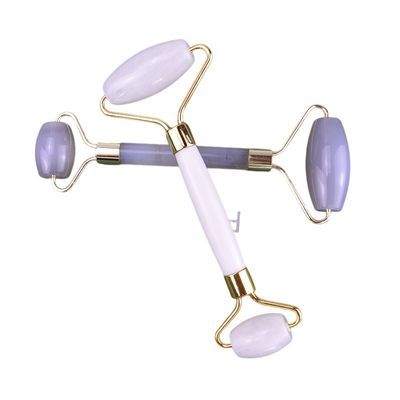 마사지 도구 베스트셀러 천연 하얀 자이드 구아샤 롤러 마사지 얼굴 공 구아샤 롤러 마사지 얼굴 마사지