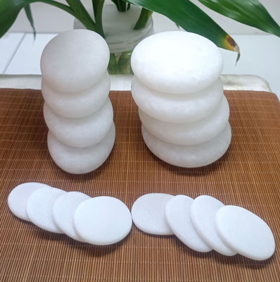 음악 기능 16pcs 하얀 자이드 에너지 돌 아름다움 마사지 히터 스파 에센셜 오일 마사지 박스 개인 건강 관리