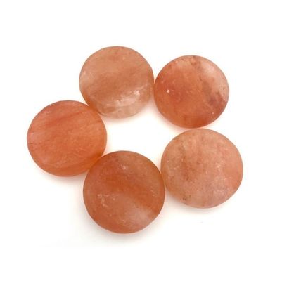 250g 자연 히말라야 장미 소금 비누 미용실 SPA 에센셜 오일 수작업 스크래핑 마사지 차가운 뜨거운 압축 돌