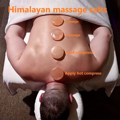 250g 자연 히말라야 장미 소금 비누 미용실 SPA 에센셜 오일 수작업 스크래핑 마사지 차가운 뜨거운 압축 돌