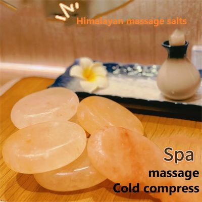 250g 자연 히말라야 장미 소금 비누 미용실 SPA 에센셜 오일 수작업 스크래핑 마사지 차가운 뜨거운 압축 돌