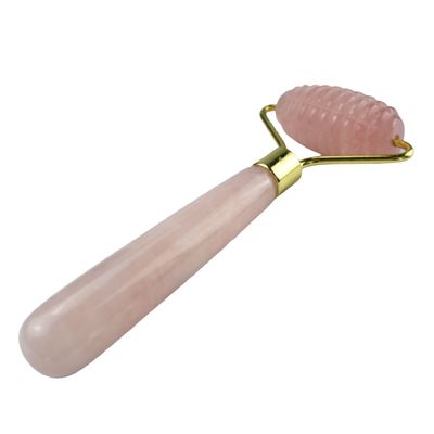 얼굴 마사지 도구 피부 관리 및 마사지 도구에 대한 100% 천연 로즈 쿼츠 구아 샤 자이드 롤러