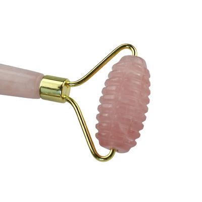 얼굴 마사지 도구 피부 관리 및 마사지 도구에 대한 100% 천연 로즈 쿼츠 구아 샤 자이드 롤러