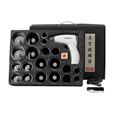 20개 세트 전기 가우샤 컵 펌프 마사저 몸 마사지 메리디안 치료 휴식 도구 ABS 재료