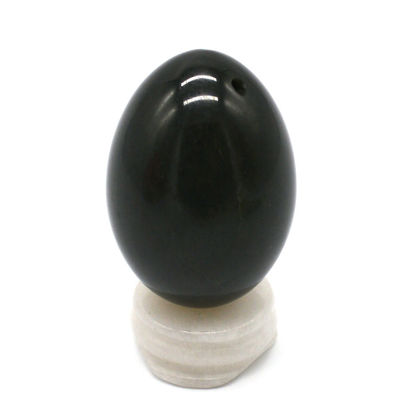 달걀 모양 네프라이트 케겔 자이드 달걀 천연 보석 요니 달걀 40*30mm