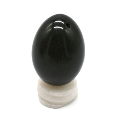 달걀 모양 네프라이트 케겔 자이드 달걀 천연 보석 요니 달걀 40*30mm