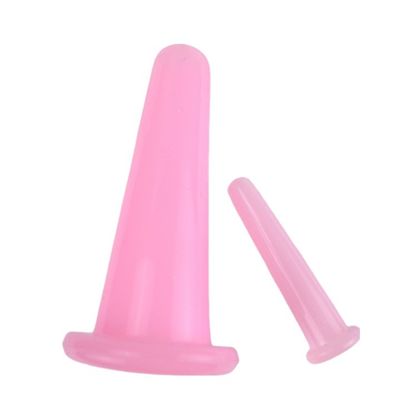 피부 관리 스파의 주름 제거 치료에 필요한 실리콘 흡입 컵 세트