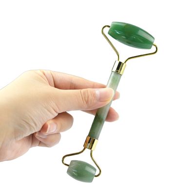 얼굴 마사지 장비 푸른 아벤투린 구아 샤 자이드 롤러 스톤 구아샤 롤러 얼굴 마사저