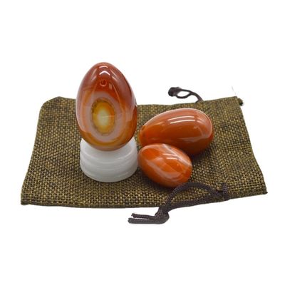 지역 특징 요니 달걀 카네일리안과 레드 자이드 달걀 질 운동 45*30mm