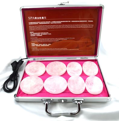 몸 마사지 맑은 쿼츠 스톤 구아 샤 8pcs 구아샤 세트