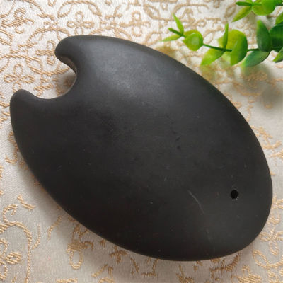 뜨거운 마사지 에너지 스톤 비안 스톤 구아 샤 도구 12*8.5*2.5cm 차원 온몸 온화 치료
