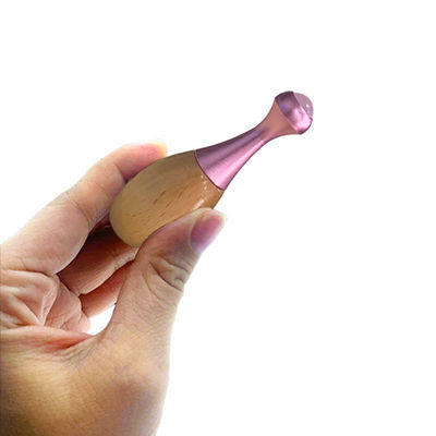 목조 손잡이 자이드 마사지 롤러 얼굴 구아 샤 마사지 스틱 및 눈 크림 흡수를 촉진하기위한 눈 관리 도구
