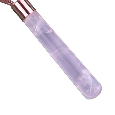 천연 로즈 쿼츠 얼굴 마사지 롤러 가와 샤 자이드 롤러 얼굴 노화 방지 치료 분홍색 얼굴 마사지