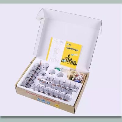 진공 및 컵링 치료 키트 수동 일회용 벤투스 히자마 컵링 세트 24개 39*27*8cm 80*42*56.5cm 20 상자/ 상자