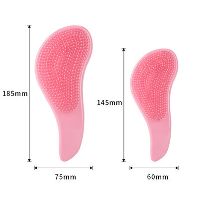2 사이즈 순수한 색상 머리 마사지 Comb 항 정적 인 헤어 케어 브러쉬 Detangle 샤워 헤어 브러쉬 Comb 머리 마사지 Comb