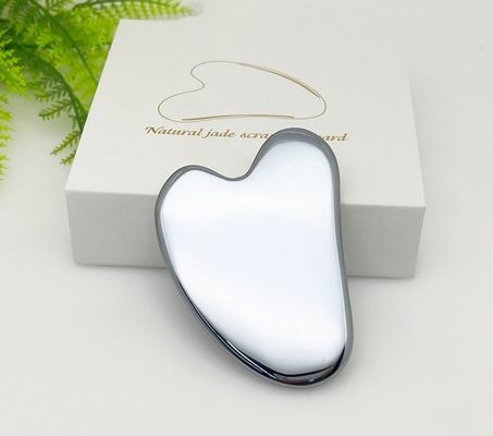 테라헤르츠 스톤 구아샤 얼굴 마사지 및 치유용 얼굴 도구 100% 천연 정품