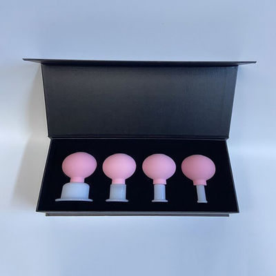 수분을 제거하고 통증을 완화 4 조각 유리 컵 세트 얼굴 피부 등 어깨 근육 마사지
