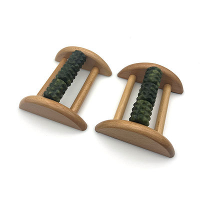 커스터마이징 할 수 있는 비치 나무 브래킷 자이드 발 마사저 14*12.8*5.2cm 시우안 자이드 마사지 롤러 휴대용 발 마사지 도구