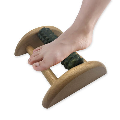커스터마이징 할 수 있는 비치 나무 브래킷 자이드 발 마사저 14*12.8*5.2cm 시우안 자이드 마사지 롤러 휴대용 발 마사지 도구