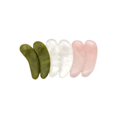 3.8*1.3*0.4cm 천연 크리스탈 눈 크림 스푼 스틱 눈 마사지