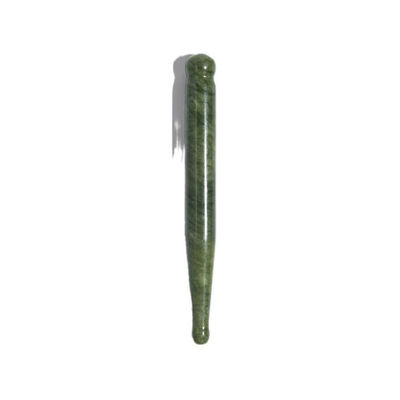 110*12mm Xiuyan Jade Gua Sha Stick 최첨단 얼굴 마사지 및 림프 배수 도구