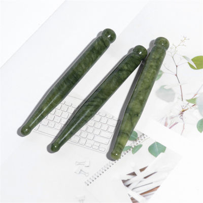 110*12mm Xiuyan Jade Gua Sha Stick 최첨단 얼굴 마사지 및 림프 배수 도구