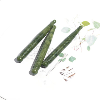 110*12mm Xiuyan Jade Gua Sha Stick 최첨단 얼굴 마사지 및 림프 배수 도구