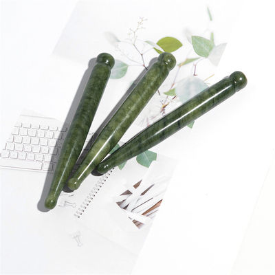 110*12mm Xiuyan Jade Gua Sha Stick 최첨단 얼굴 마사지 및 림프 배수 도구