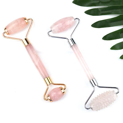 로즈 쿼츠 얼굴 Guasha 마사지 롤러 얼굴 Gua Sha 뷰티 리프트 마사지 도구 살림 및 노화 방지 혜택