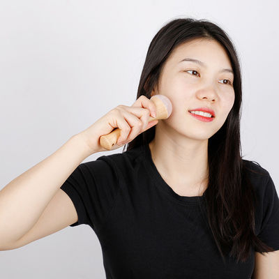 보디 마사저 목조 손잡이 로즈 쿼츠 Meridian Dredging 및 Gua Sha 휴식 마사지