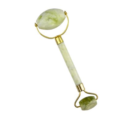 얼굴 마사지 얼굴 마사지 이중 머리 자연 얼굴 아름다움 Guasha 마사지 도구 자이드 롤러 얇은 마사지 휴식 도구