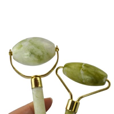 얼굴 마사지 얼굴 마사지 이중 머리 자연 얼굴 아름다움 Guasha 마사지 도구 자이드 롤러 얇은 마사지 휴식 도구