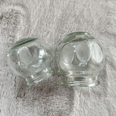 맞춤형 크기 12pcs 컵링 유리 마사지 컵링 치료 세트 컵링 치료 장치 마사지 유리 불