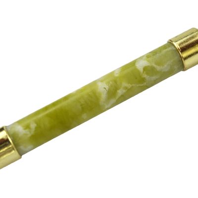 얼굴 마사지 장비 천연 Xiuyan Jade 얼굴 롤러 100% 천연 Jade 마사저 아름다움 도구 및 피부 관리를 위해