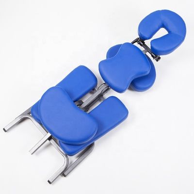 사용자 지정 로고 블루 마스터 마사지 기능 및 수동 유선 제어 전문 휴대용 마사지 의자
