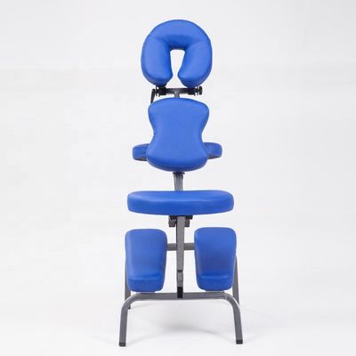 사용자 지정 로고 블루 마스터 마사지 기능 및 수동 유선 제어 전문 휴대용 마사지 의자