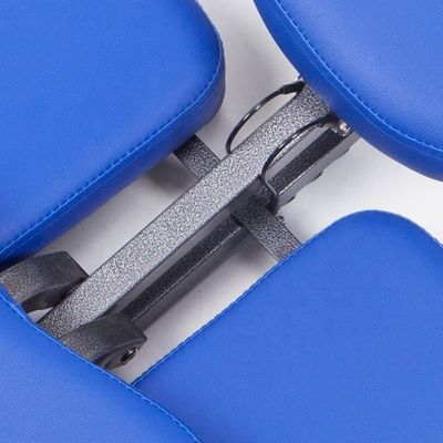 사용자 지정 로고 블루 마스터 마사지 기능 및 수동 유선 제어 전문 휴대용 마사지 의자