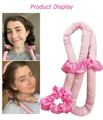 열 을 받지 않는 실크 롤러 를 사용 하여 힘 을 쓰지 않고 아름다운 머리카락 을 얻으십시오.