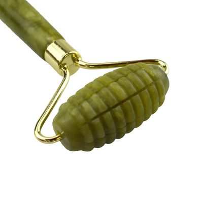 얼굴 마사저 Xiuyan Jade Double Head 자연 얼굴 미용 마사지 도구 Jade Roller Face Thin 마사저 휴식 도구