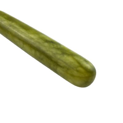 얼굴 마사저 Xiuyan Jade Double Head 자연 얼굴 미용 마사지 도구 Jade Roller Face Thin 마사저 휴식 도구