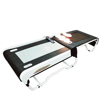 150 에너지 돌과 3D 스마트 리프팅 마사지 침대 전체 신체에 접이 가능한 V3 투르말린 자이드 따뜻한 물리 치료 침대