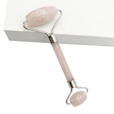 Perfecore Jade Roller Beauty Rose Quartz Guasha Roller Face Neck Guasha Massage Tool Stone for Handmade Craft and Skin Care (전수화 된 자이드 롤러 뷰티 로즈 쿼츠 구아샤 롤러 얼굴 목구멍 구아샤 마사지 도구