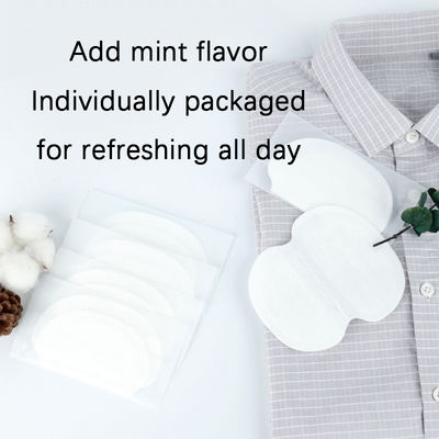 40pcs 초 얇은 팔꿈치 땀 흡수 스티커 폴리머 민트 실버 이온 비 직물 공기 접착 종이 SAP 펄프 PE 필름