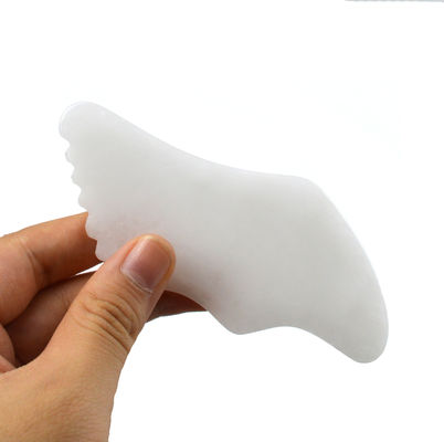 2024 화이트 자이드 얼굴 몸 자이드 구아샤 마사저 보드 구아샤 돌 스크래핑 보드 11.8cm*5cm*0.5cm 몸과 얼굴