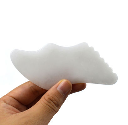 2024 화이트 자이드 얼굴 몸 자이드 구아샤 마사저 보드 구아샤 돌 스크래핑 보드 11.8cm*5cm*0.5cm 몸과 얼굴